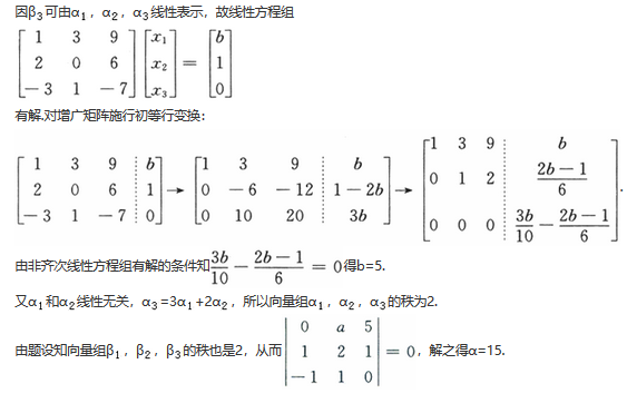 其他工学类,章节练习,基础复习,数学,线性代数部分