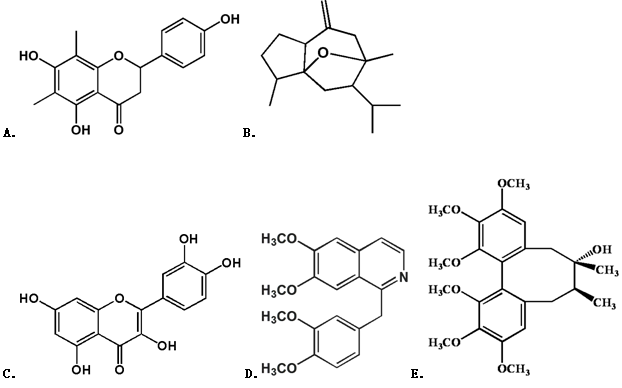 中药学专业一,章节练习,中药化学成分与药理作用