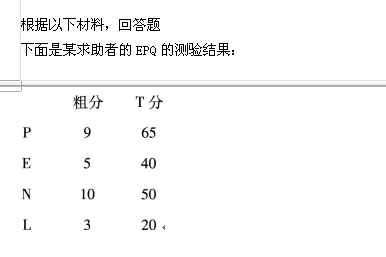 心理咨询师三级技能,历年真题,2014年11月心理咨询师三级《专业技能》真题