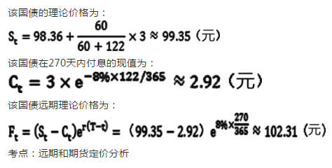 期货投资分析,章节练习,期货投资分析2