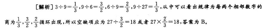 行政职业能力测验,真题专项训练,数量关系题库,数字推理