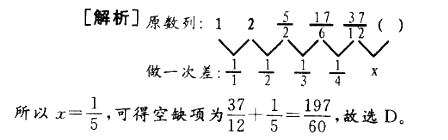 行政职业能力测验,章节练习,数量关系