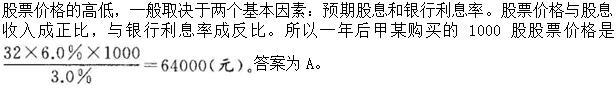 公共基础知识,强化练习,经济常识