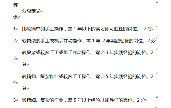 三级人力资源管理师,真题章节精选,三级专业技能