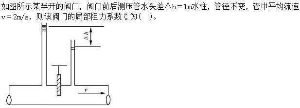 结构基础考试一级,章节练习,注册结构工程师（工程科学基础）流体力学