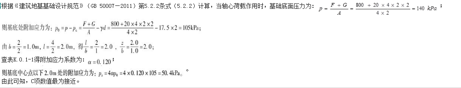 结构专业考试一级,章节练习,基础复习,地基与基础