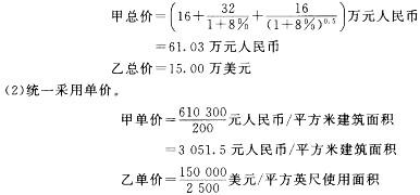 房地产案例与分析,章节冲刺,不同类型房地产估价