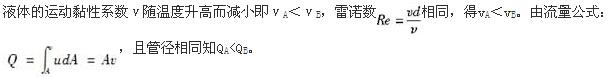 注册环保工程师公共基础,真题专项训练,工程科学基础,流体力学