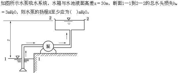 注册环保工程师公共基础,真题专项训练,工程科学基础,流体力学