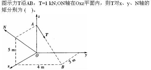 注册环保工程师公共基础,真题专项训练,工程科学基础,理论力学