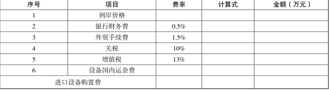 工程造价案例分析（土建+安装）,章节练习,工程造价案例分析自测