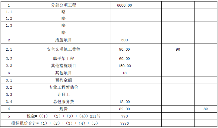 工程造价案例分析（土建+安装）,综合练习,土建安装工程造价案例分析