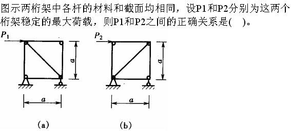 岩土基础知识,专项练习,注册岩土工程师《公共基础考试》材料力学