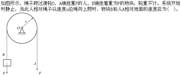 电气工程师公共基础,章节练习,内部冲刺,第一部分工程科学基础,第四章理论力学