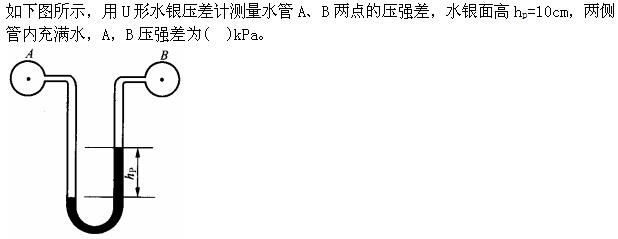 岩土基础知识,专项练习,注册岩土工程师《公共基础考试》流体力学