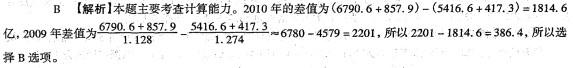 行测,历年真题,2011年4月24日陕西省公务员考试《行测》真题