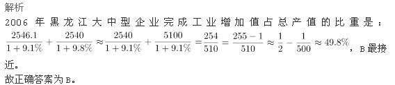 行测,历年真题,2009年黑龙江省公务员考试《行测》真题（A、B类）