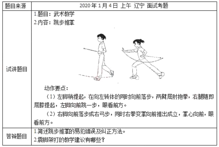 幼儿中小学面试,历年真题,教师资格证考试《小学体育专业面试》真题汇编