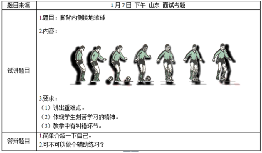 幼儿中小学面试,历年真题,教师资格证考试《小学体育专业面试》真题汇编