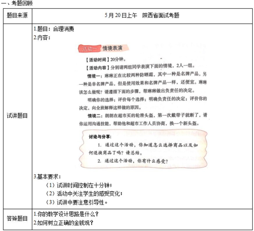 幼儿中小学面试,历年真题,教师资格证考试《小学心理健康专业面试》真题汇编