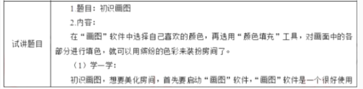 幼儿中小学面试,历年真题,教师资格证考试《小学信息技术专业面试》真题汇编