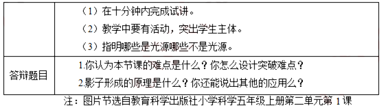 幼儿中小学面试,历年真题,教师资格证考试《小学科学专业面试》真题汇编