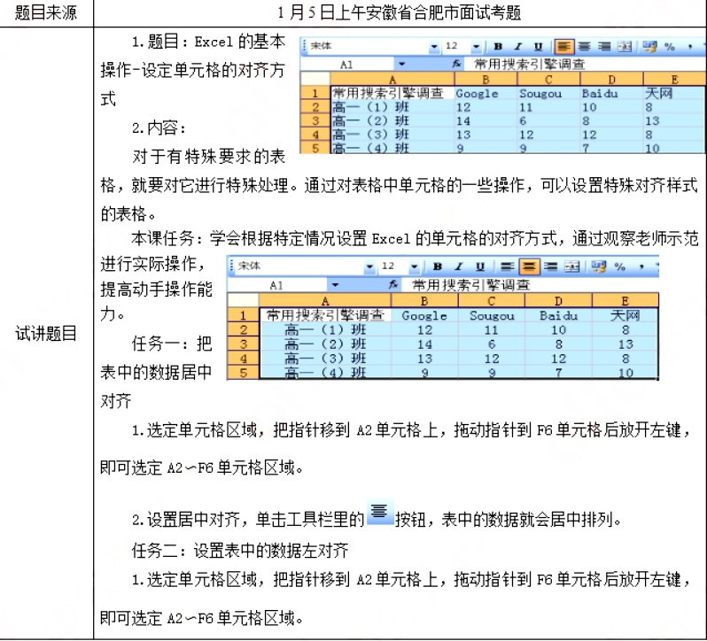 幼儿中小学面试,历年真题,教师资格证考试《高中信息技术专业面试》真题汇编