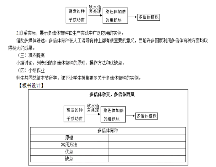 幼儿中小学面试,历年真题,教师资格证考试《高中生物专业面试》真题汇编