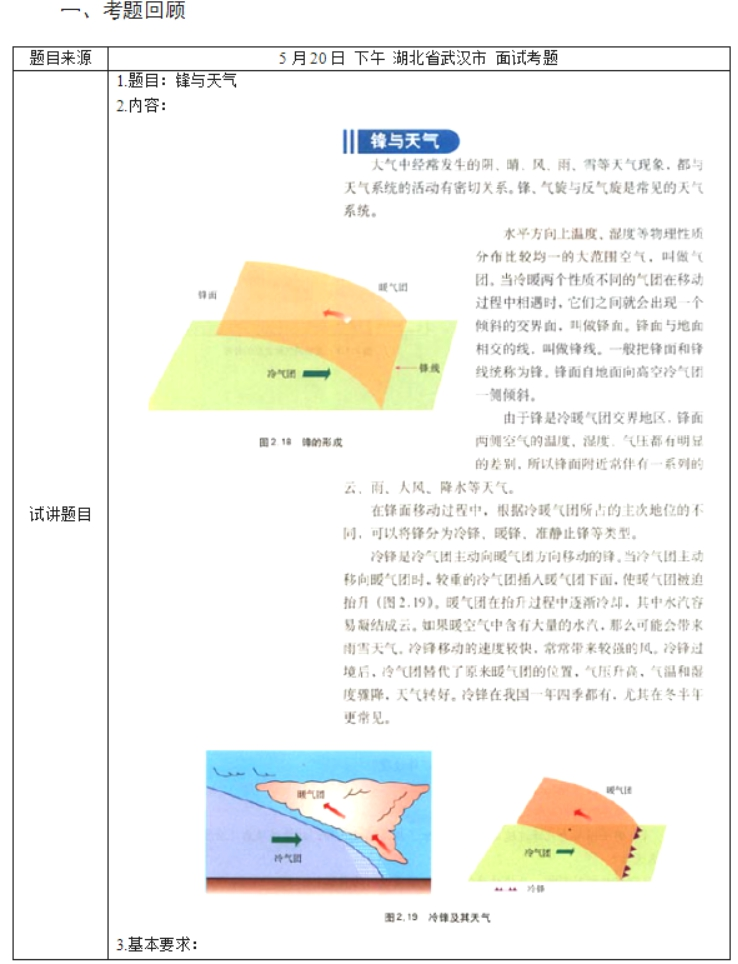 幼儿中小学面试,历年真题,教师资格证考试《高中地理专业面试》真题汇编