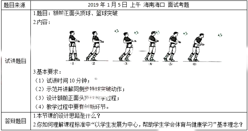 幼儿中小学面试,历年真题,教师资格证考试《初中体育专业面试》真题汇编