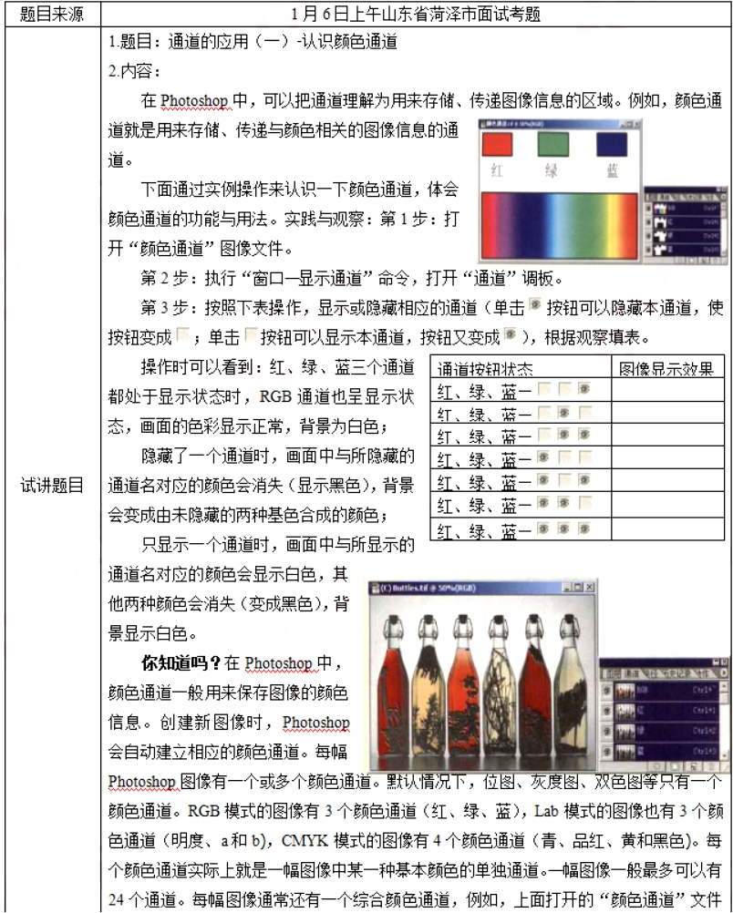 幼儿中小学面试,历年真题,教师资格证考试《初中信息技术专业面试》真题汇编