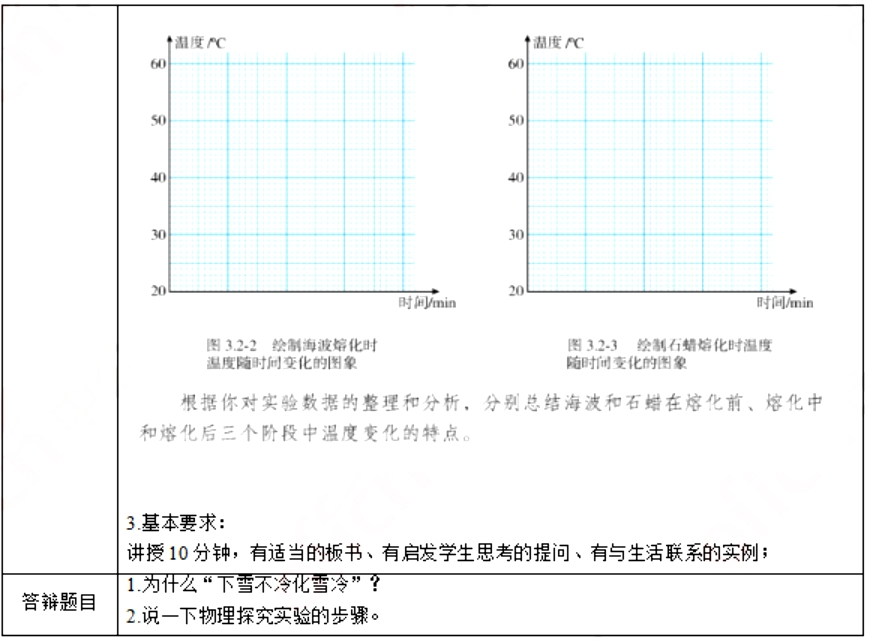 幼儿中小学面试,历年真题,教师资格证考试《初中物理专业面试》真题汇编