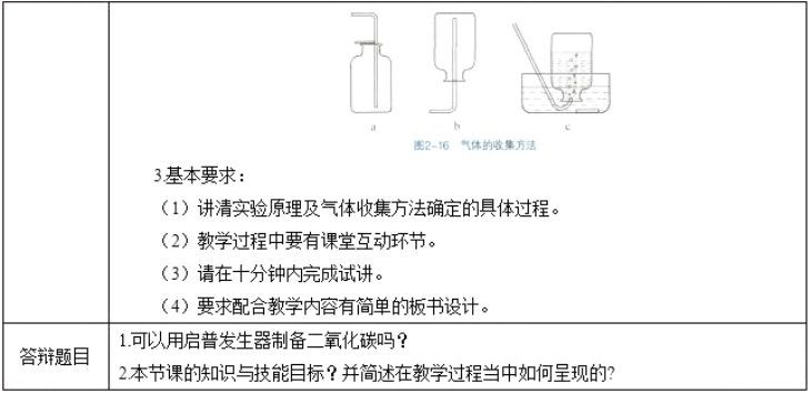 幼儿中小学面试,历年真题,教师资格证考试《初中化学专业面试》真题汇编