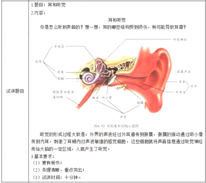 幼儿中小学面试,历年真题,教师资格证考试《初中生物专业面试》真题汇编