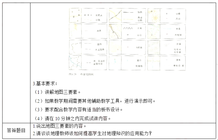 幼儿中小学面试,历年真题,教师资格证考试《初中地理专业面试》真题汇编