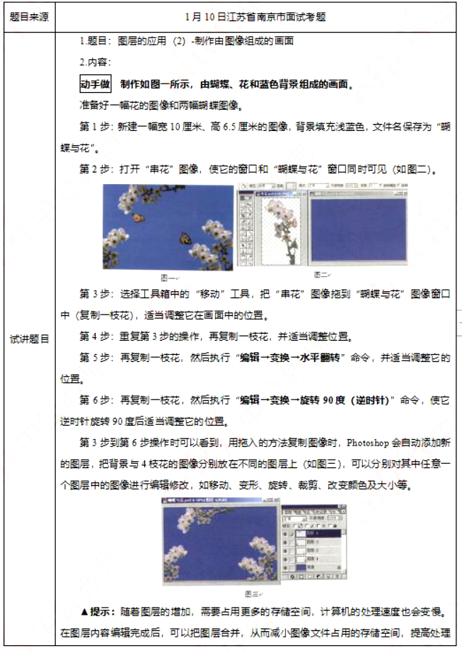 幼儿中小学面试,历年真题,教师资格证考试《初中信息技术专业面试》真题汇编