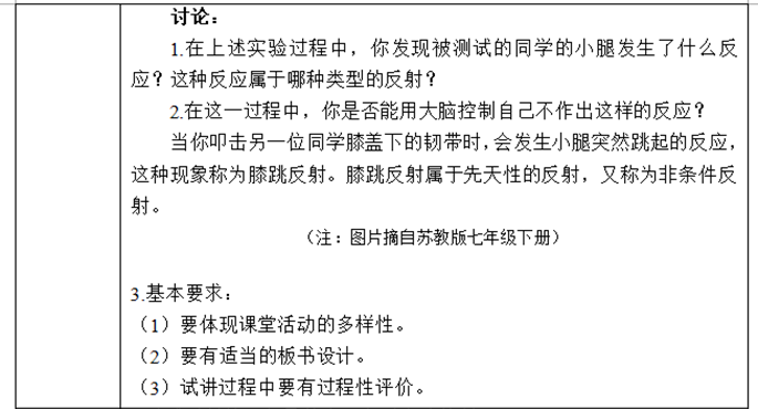 幼儿中小学面试,历年真题,教师资格证考试《初中生物专业面试》真题汇编