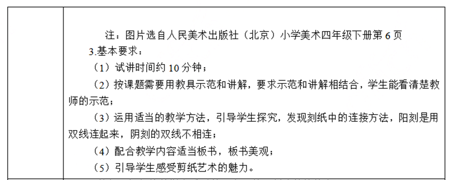 幼儿中小学面试,历年真题,教师资格证考试《小学美术专业面试》真题汇编