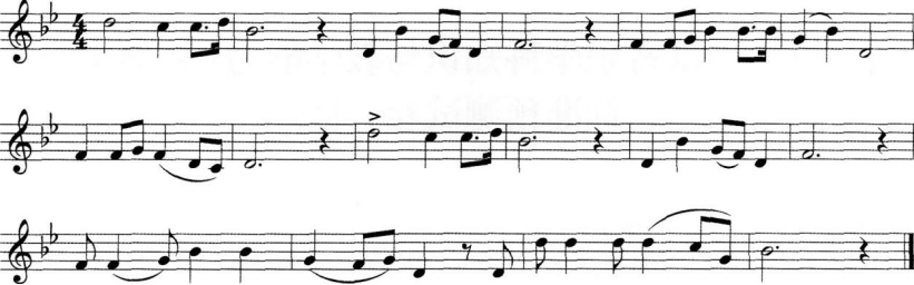 中学音乐学科知识与教学能力,章节练习,基础复习,初级中学