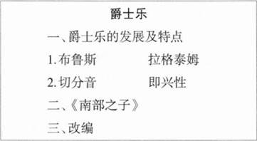中学音乐学科知识与教学能力,章节练习,基础复习,高级中学