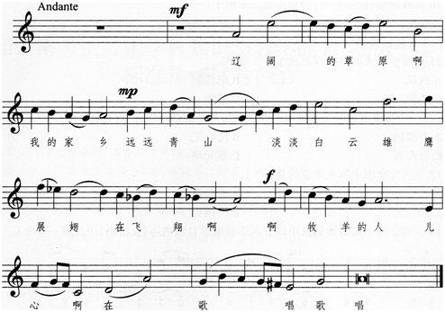 中学音乐学科知识与教学能力,模拟考试,2021年教师资格高中《音乐学科知识与教学能力》模考试卷1