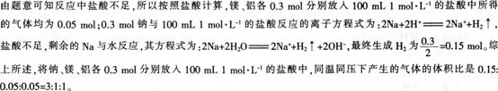 中学化学学科知识与教学能力,章节练习,基础复习,高级中学