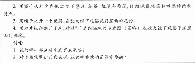 中学生物学科知识与教学能力,章节练习,基础复习,初级中学