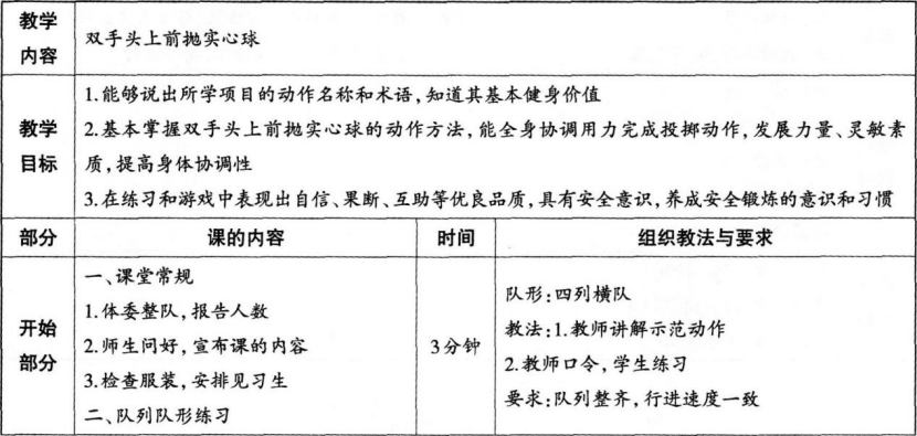 中学体育学科知识与教学能力,章节练习,基础复习,初级中学