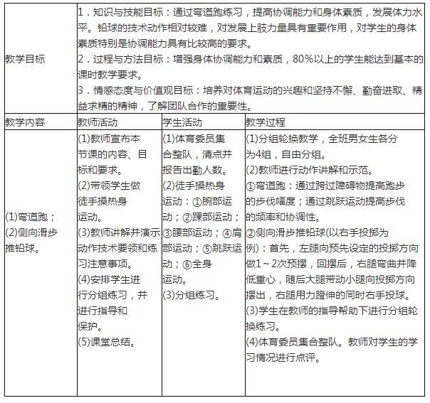 中学体育学科知识与教学能力,预测试卷,2021年教师资格证考试《体育与健康学科知识与教学能力》（初级中学）预测试卷1