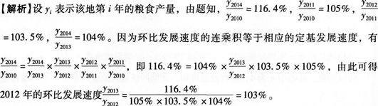 初级统计基础理论及相关知识,真题章节精选,统计学基础知识,时间数列分析