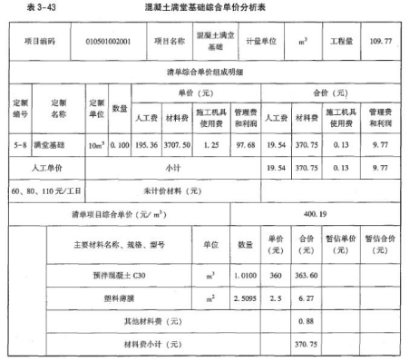 土建建设工程计量与计价实务,章节练习,案例精选