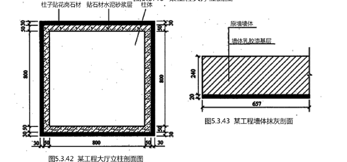 土建建设工程计量与计价实务,章节练习,案例精选