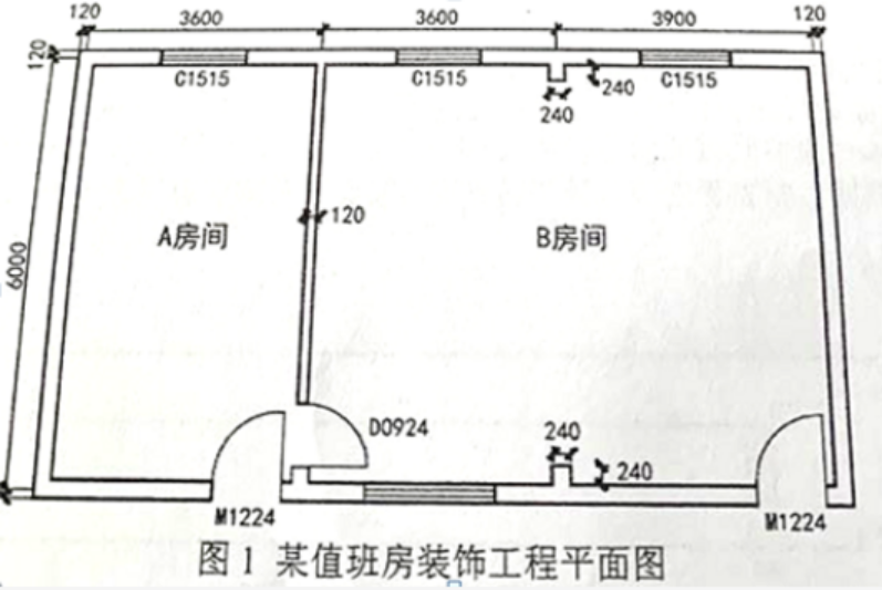 土建建设工程计量与计价实务,历年真题,2019年二级造价土建真题试卷（江西省）