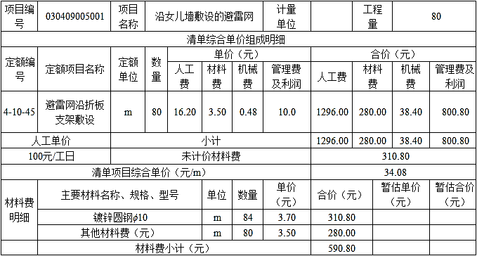 安装工程建设工程计量与计价实务,章节练习,基础复习,安装工程计量与计价案例分析